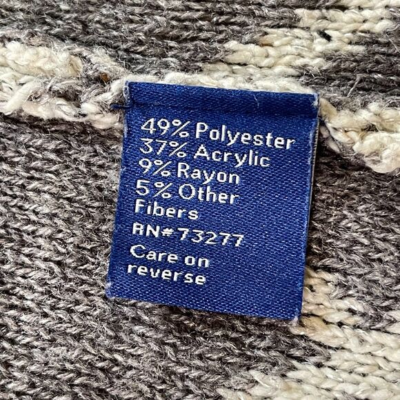 Apt. 9 | Long White Lattice Patterned Longline Cardigan | Medium - Picture 8 of 9